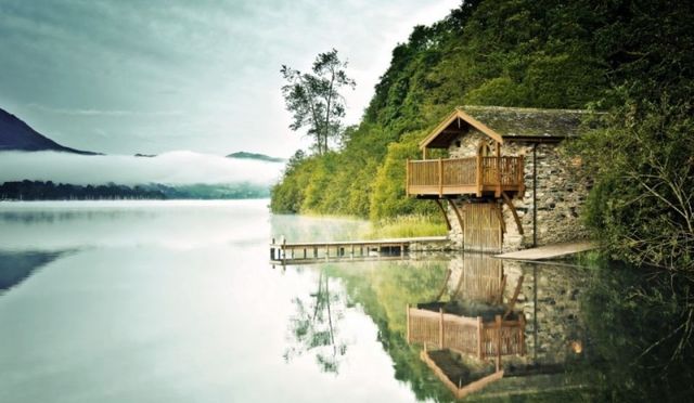 风景图集；黄龙寺梯湖