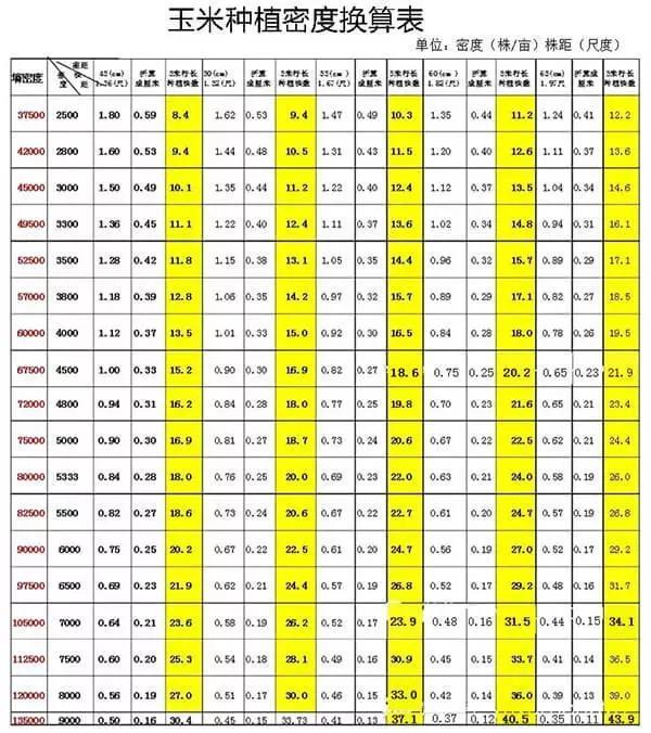 玉米种植方式是等行好还是大小行好？（内附计算方法）